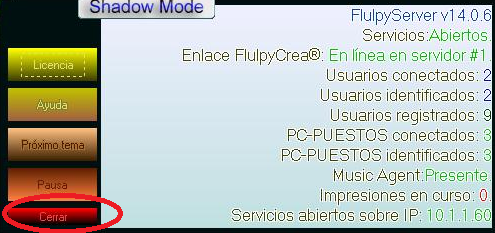 ServerCerrar